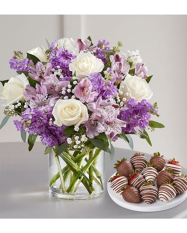 Lovely Lavender Medley with Strawberries Specialty Arrangement